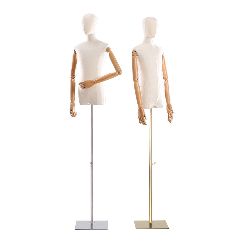 Teenagers Big Children's Costume Model Props Male and Female High School Uniform Display Half-length Dummy Table Model Display Stand