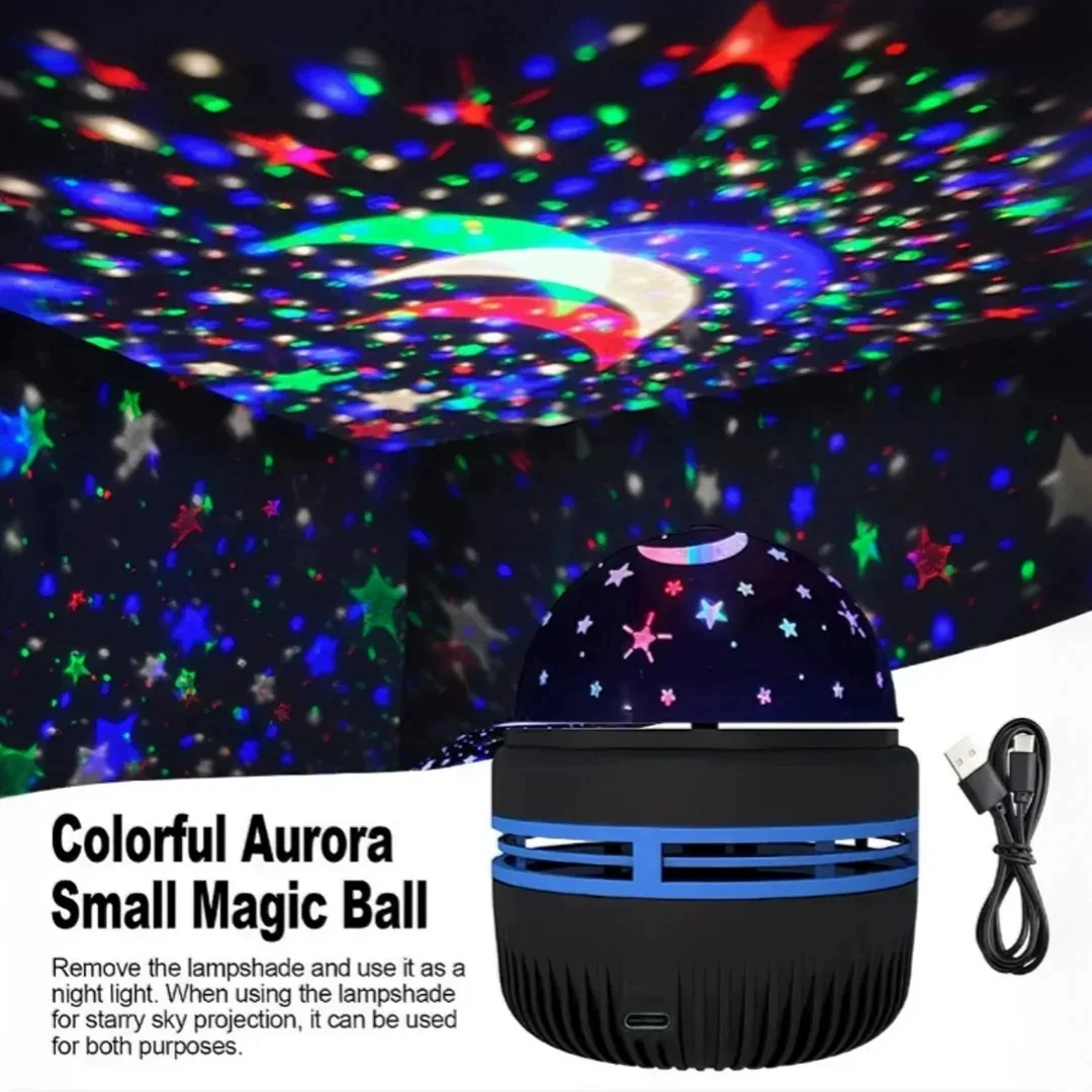 Вращающийся хрустальный волшебный шар для сценического света пульт дистанционного управления звездным светом