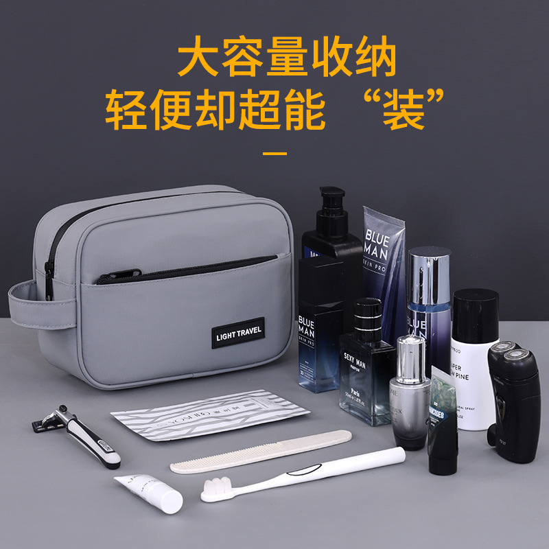 Bolsa de lavado de viaje para hombres 2025 nuevo juego de artículos de tocador de viaje para viajes de negocios bolsa de almacenamiento de lavado de maquillaje portátil