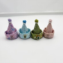 新疆巴扎羊三角帽民族风小帽内蒙古小羊蒙博成品帽子