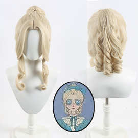 第五人格 记者梦境中的爱丽丝cos假发虎口夹罗马卷马尾