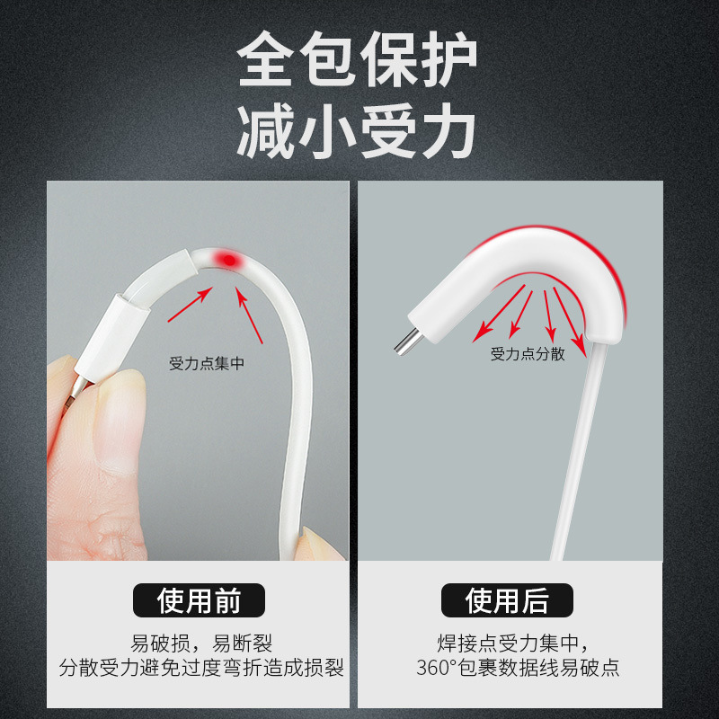 数据线保护套苹果安卓手机充电线保护头防断耳机绕线器缠绕保护绳|undefined