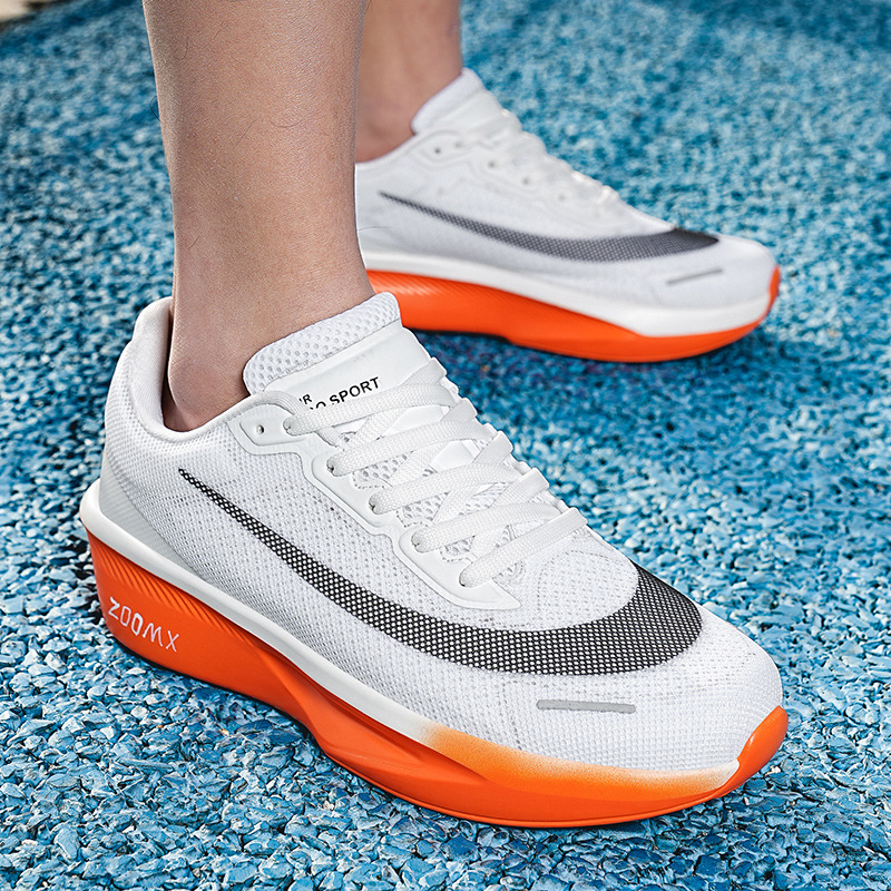 Zapatos de maratón transfronterizos grandes para hombres y mujeres zapatos deportivos de verano para parejas zapatos deportivos de entrenamiento de salto de longitud