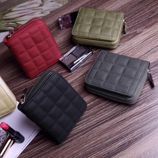 2022 Korean Style Mini Small Wallet Women's Bag Short Zipper Short Cute Coin Purse Student Embroidered Wallet for Women