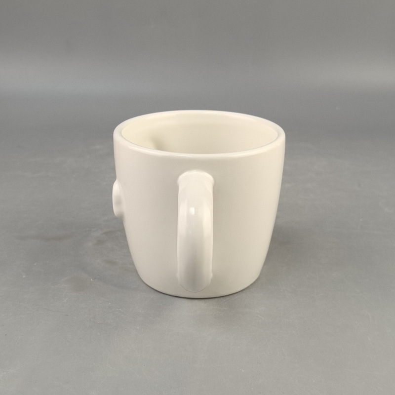 Taza de cerámica creativa, nicho de diseño de alas lindas, regalos de vacaciones creativos, nueva fábrica de taza de cerámica.