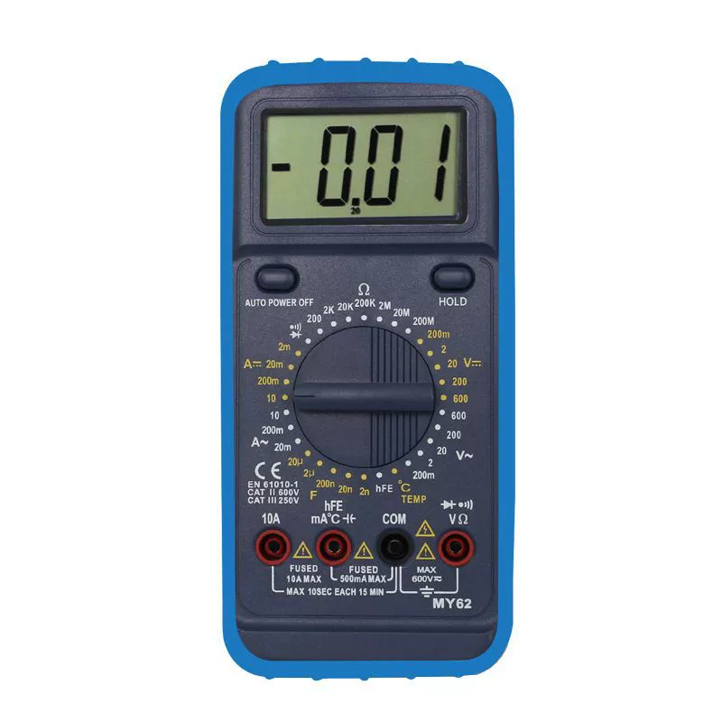 Портативный Высокоточный прочный цифровой мультиметр MY62, устойчивый к падению, прочная положительная энергия