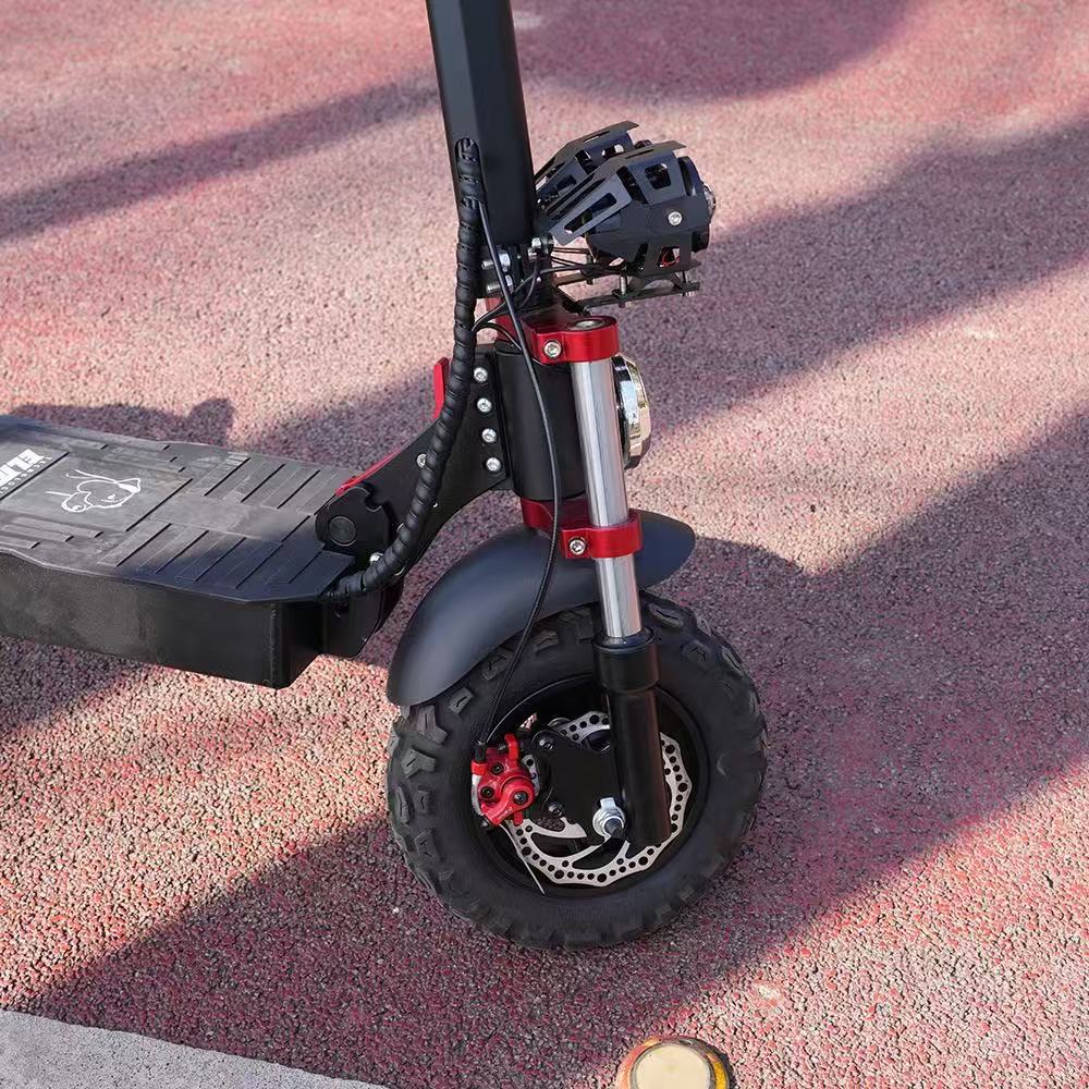 Cross-Border Adult Electric Scooter with Long Range, 11inch Off-Road High-Power Lithium Battery Foldable Electric Mobility Scooter