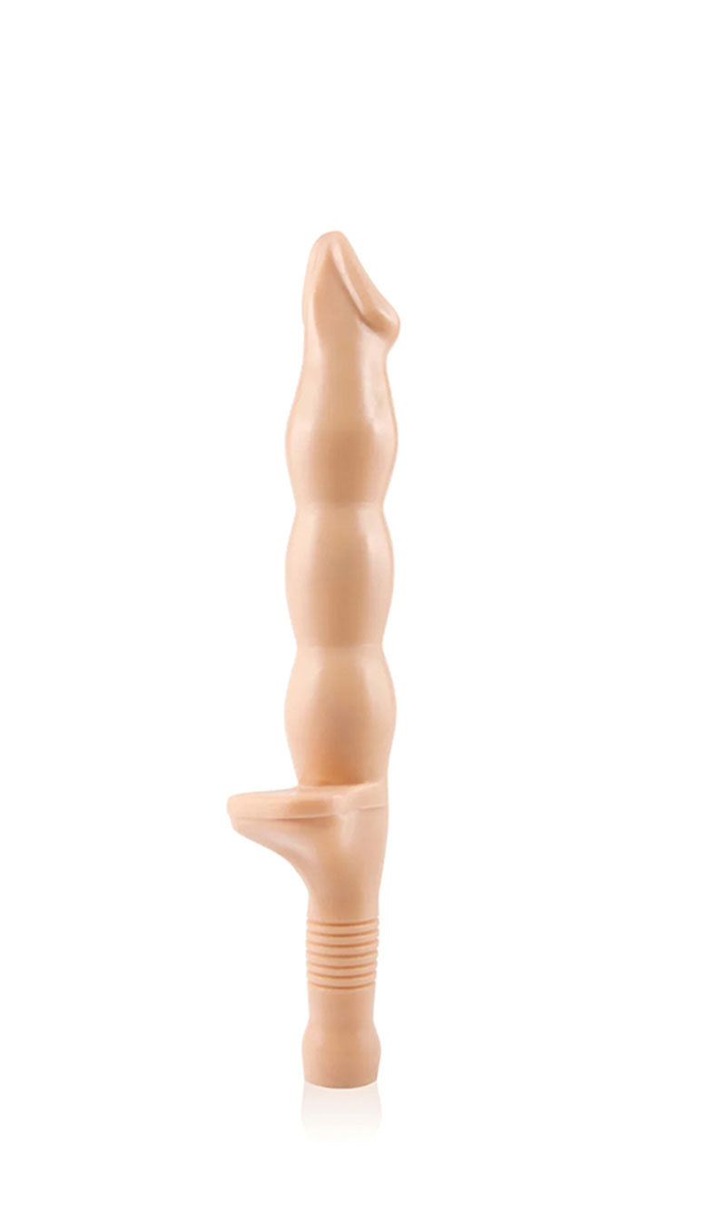 Caterpillar Sword Manual Anal Plug Durable PVC Black Adult Toy — detail image 3