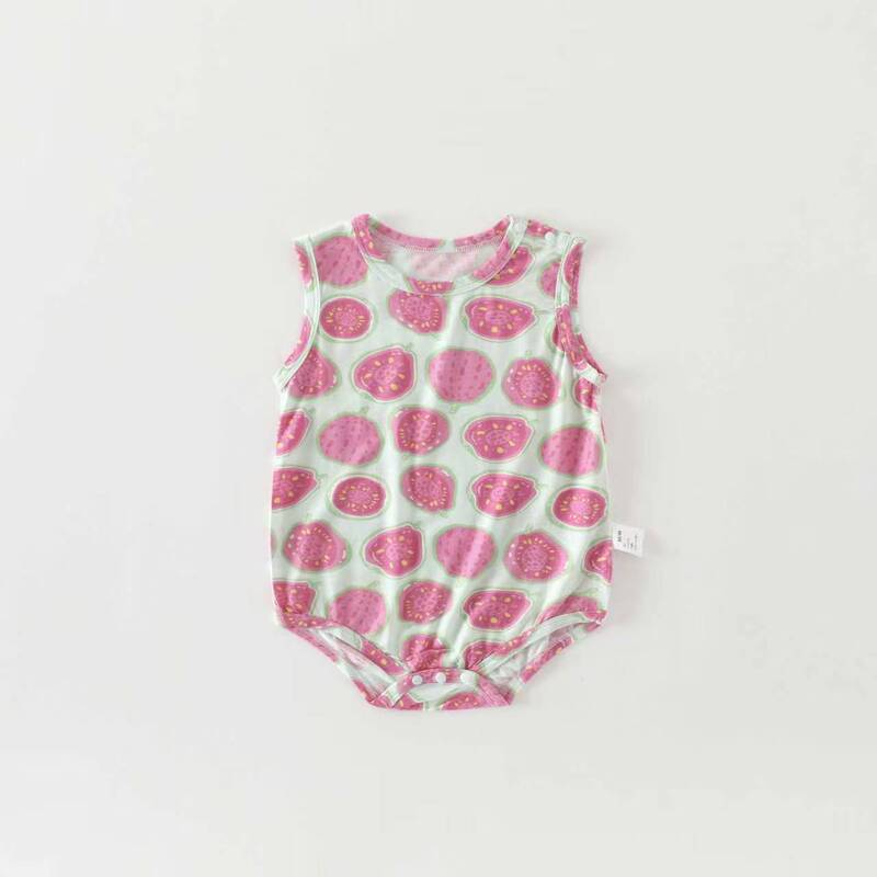 Newborn Baby Summer Style A-Class Premium Silk Cool Air-Conditioning Clothing, Thin Sleeveless Home Wear for Babies, Anyang Children's Clothing