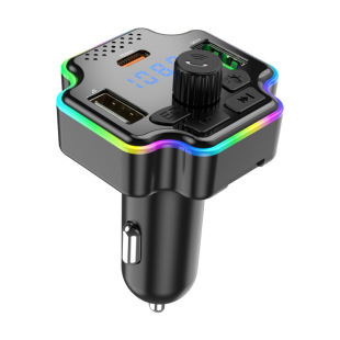 P25 трансграничный автомобильный Bluetooth MP3 громкой связи новый автомобильный FM-передатчик QC3.0 PD20W двойной быстрой зарядки