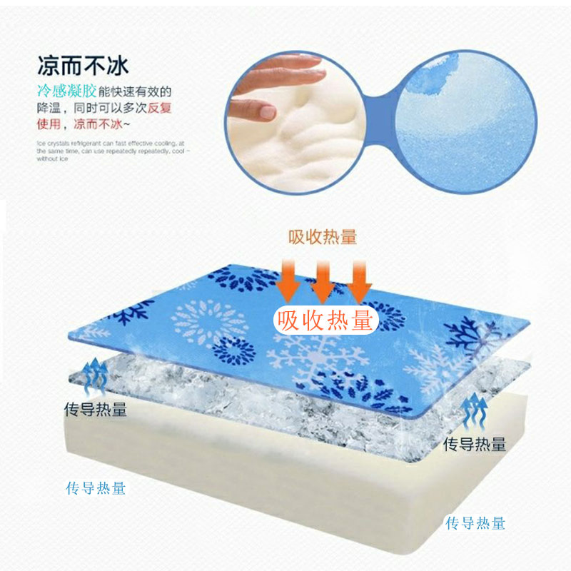 Tuohai almohada de hielo almohada de agua almohada acostado estudiante almuerzo de los niños dormir de hielo Almohada día de verano productos de refrigeración física