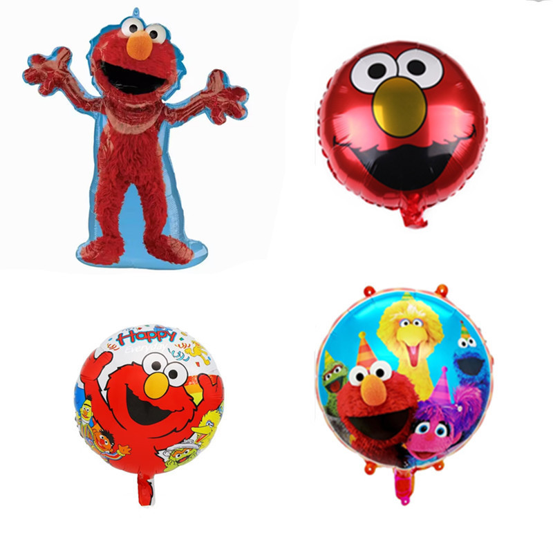 Cartoon Aimo aluminum balloon Sesame Street family children's toy dress up balloon wholesale Cartoon Aimo aluminum balloon Sesame Street family children's toy dress up balloon wholesale