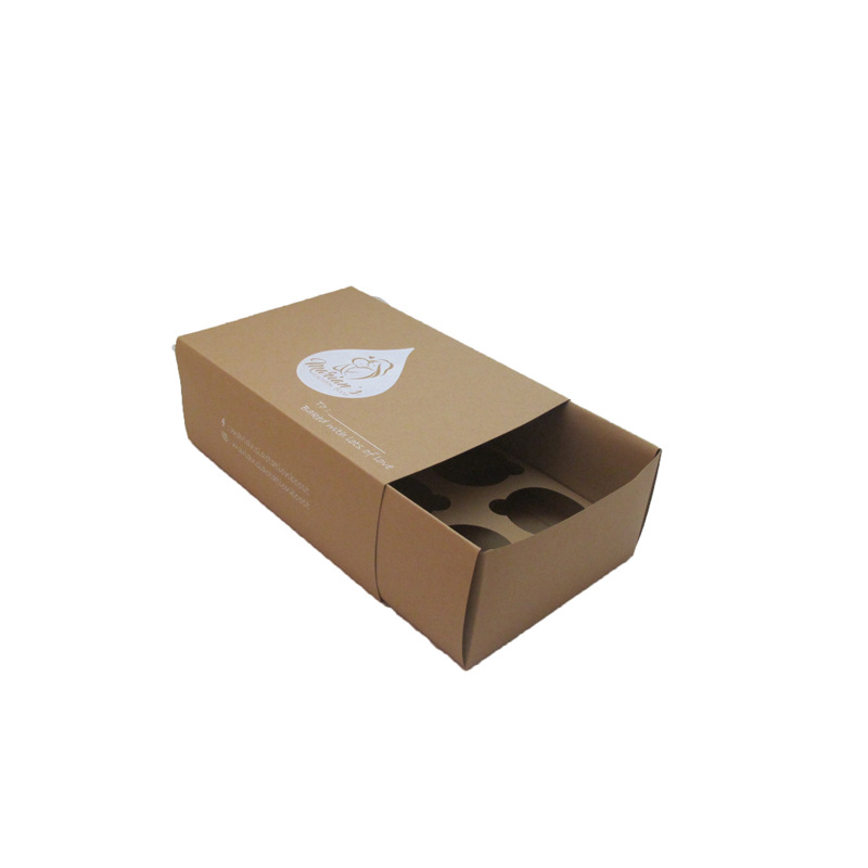 马芬杯开窗蛋糕盒 手提蛋糕盒 食品包装纸盒 甜点盒 点心盒