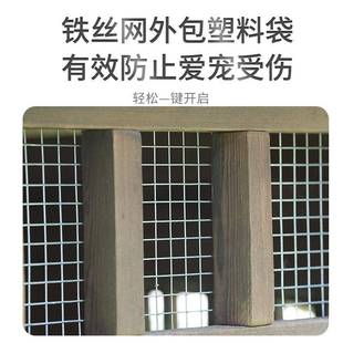 Outdoor solid wood dog house house outdoor waterproof dog house rainproof four seasons universal warm kennel dog house outdoor wholesale