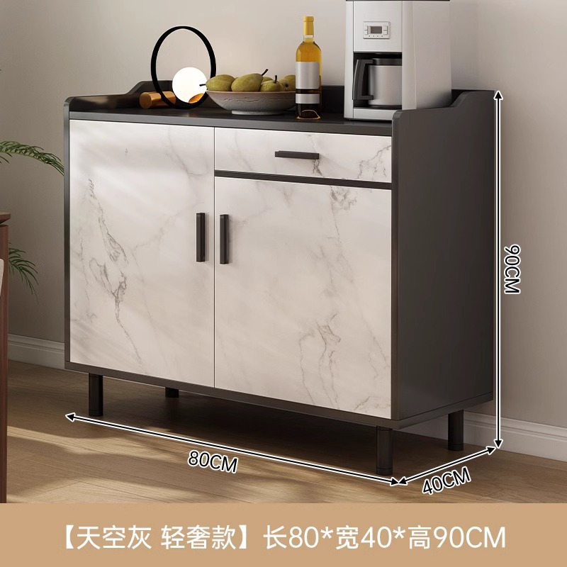 Armario de comedor contra la pared armario integrado armario de almacenamiento sala de estar armario de comedor moderno simple armario de té armario de almacenamiento