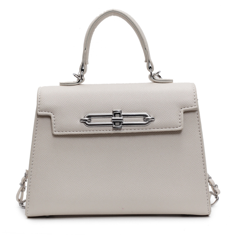 Kelly Bag femenino 2025 nuevo bolso femenino de cadena salvaje moda europea y americana de alta gama bandolera pequeño bolso cuadrado