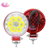 Автомобильный светодиодный рабочий светильник 3-дюймовый 15LED51W модификация фар с большим полем зрения инженерный купольный светильник для вилочного погрузчика