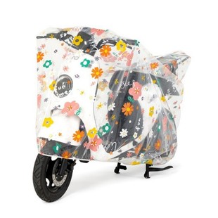 Transparent Rainproof and Dustproof Electric Vehicle Cover Waterproof and Dirt-Resistant Battery Vehicle Full Cover Universal Thickened Cute Sun Protection and Rainproof Cover