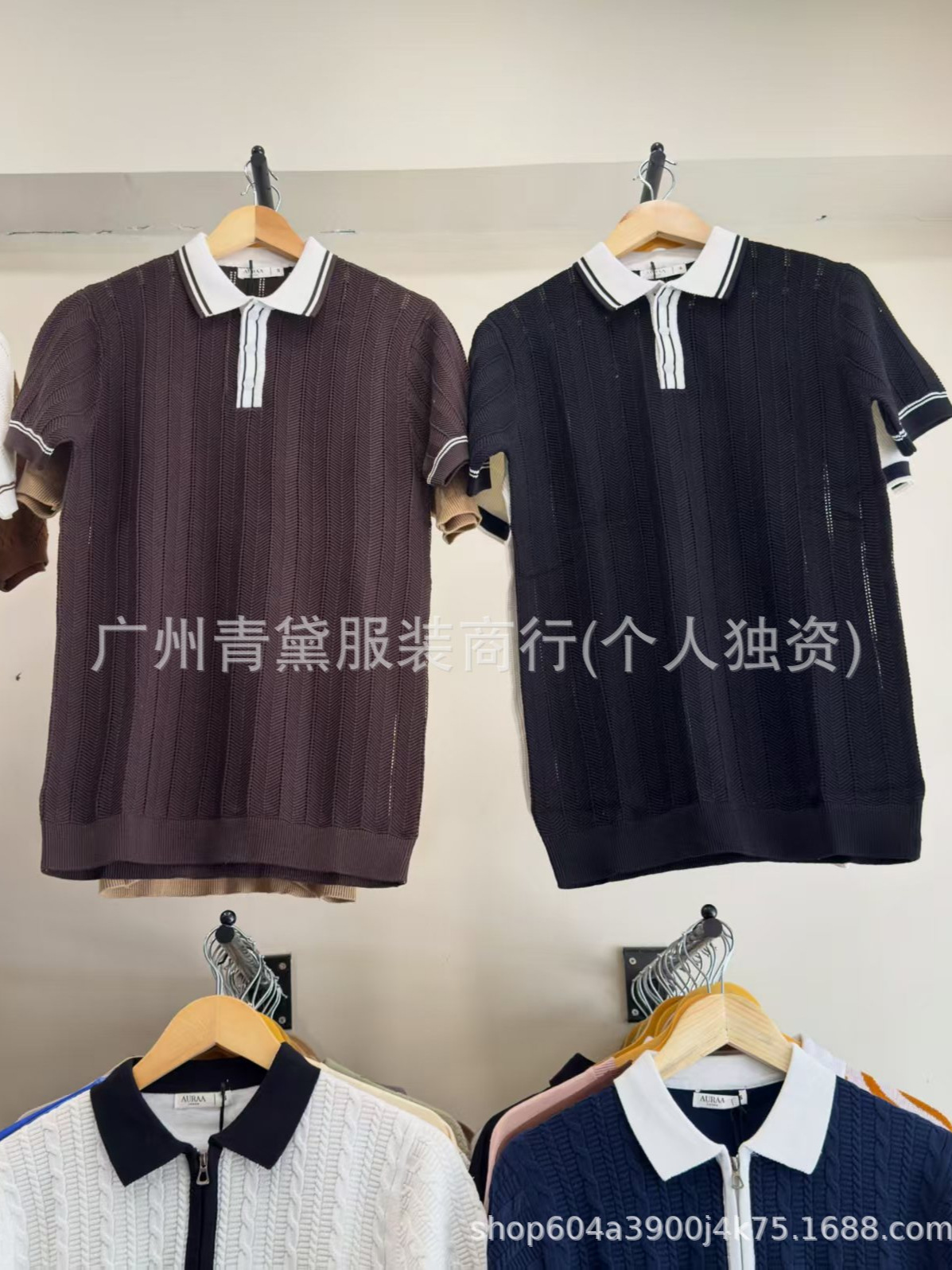 Men's polo shirt Men's polo shirt Men jacket short sleeve T-shir 4