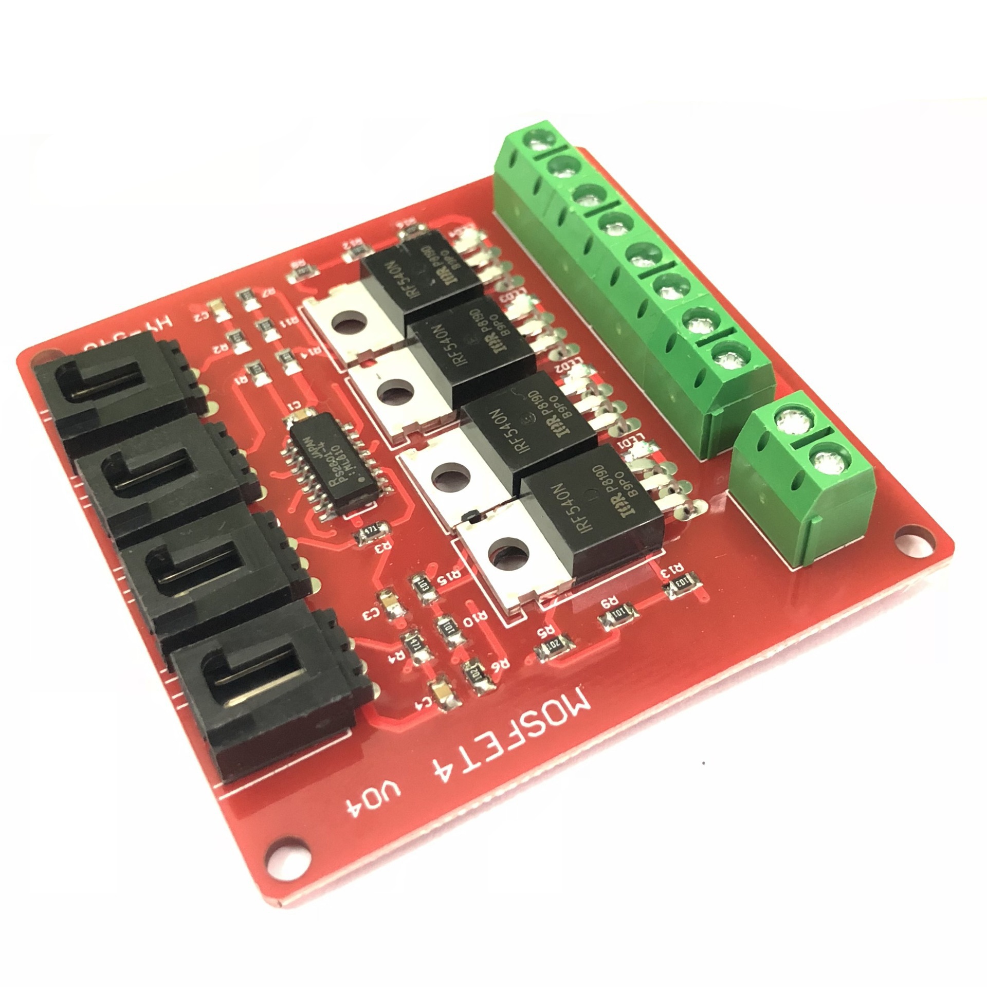电子积木4路开关模块 MOSFET开关开发板IRF540隔离功率模块