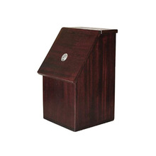 木质意见箱，红棕色带2套钥匙壁挂式木质信箱