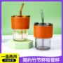 家用定制学生咖啡吸管杯