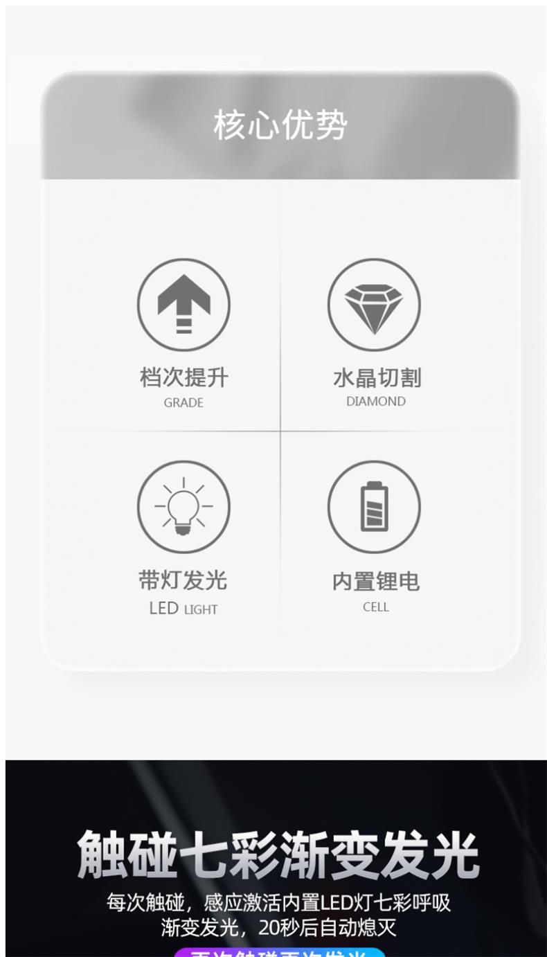Suitable for Toyota Asia Dragon Crystal Gear Knob, Highlander, Wildlander, Rav4, Frontlander, Camry, Illuminated Gear Shift Head