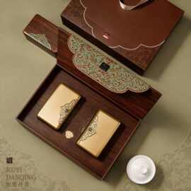 新款茶叶包装盒空礼盒半斤装碧螺春信阳毛尖明前龙井绿茶礼盒空盒