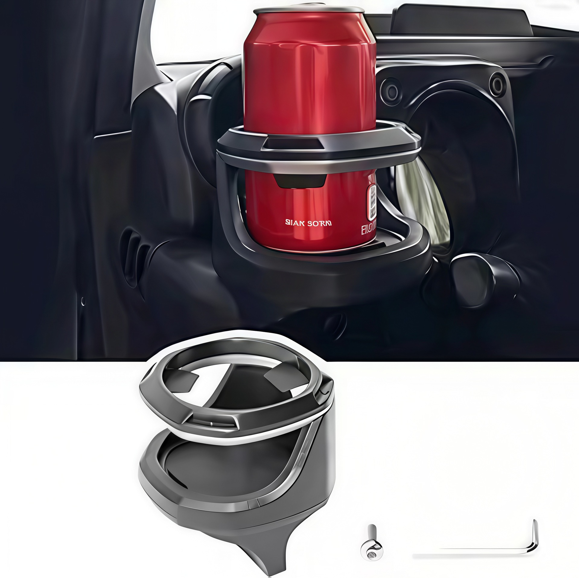 Suitable for 19-25 Jimny models, modified center console cup holder JB74/JB64 car cup holder