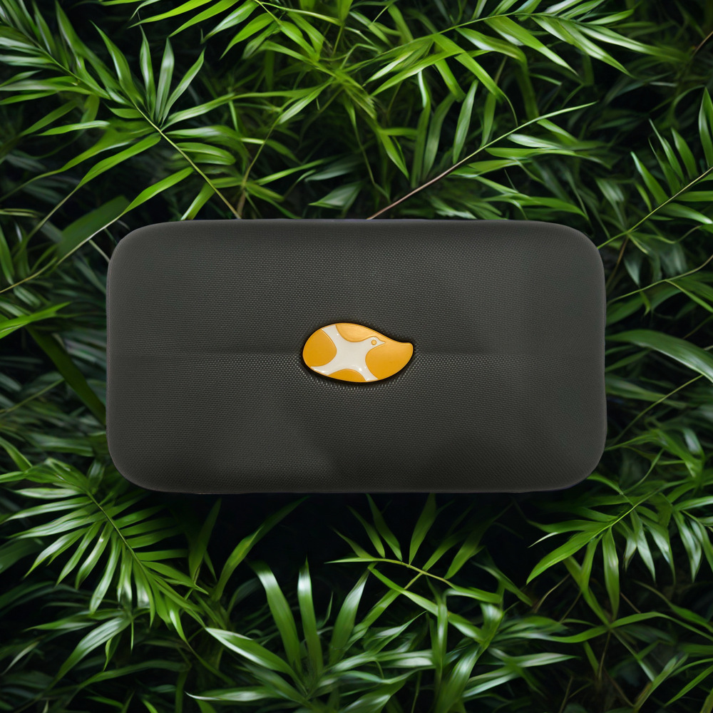 Túi đựng mỹ phẩm khung nhôm 8 inch, túi cầm tay vỏ cứng PC đeo chéo, túi vuông nhỏ đeo vai tiện dụng — Màu đen chi tiết 1