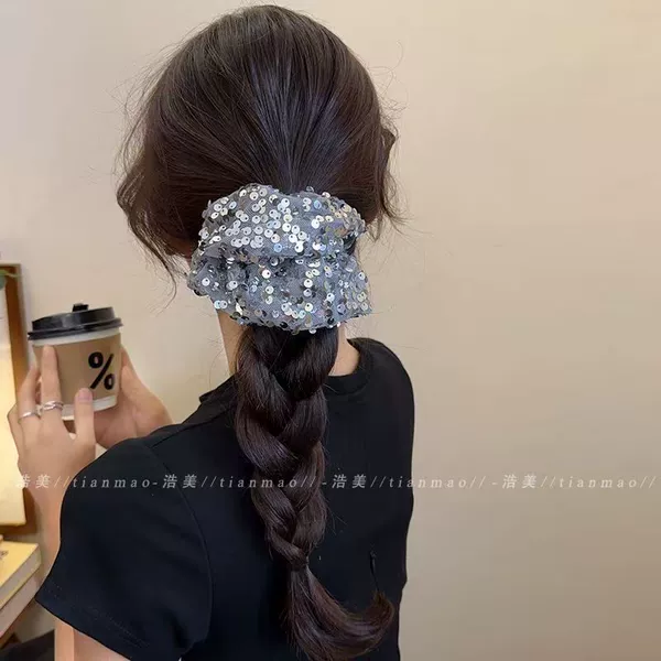 Gray sequins