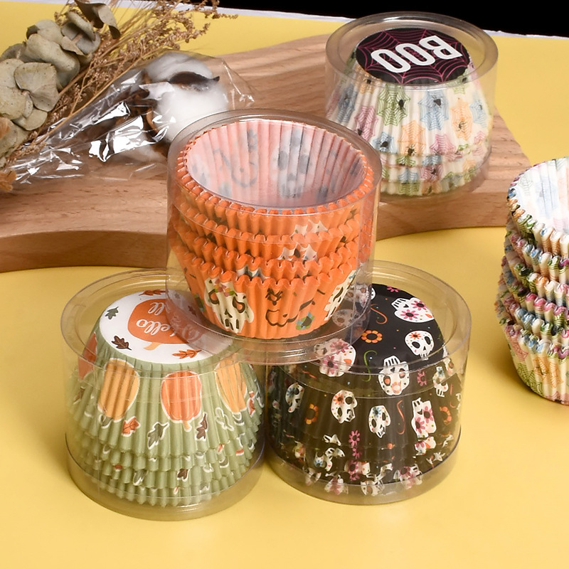 Venta caliente 100 unids/barril galletas de hornear nieve Mei Niang base pastel taza de papel a prueba de aceite de papel pastel titular de papel