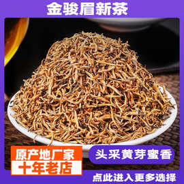 2026新茶正宗武夷山金骏眉正山小种红茶散装茶叶批发500g蜜香黄芽