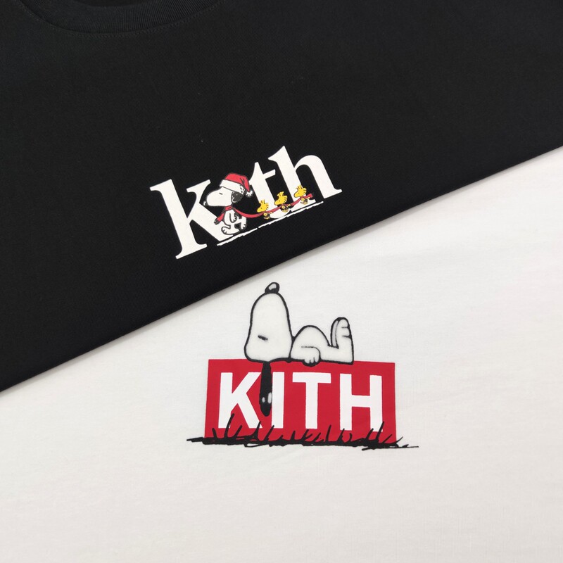 Correct KITH x PEANUTS snoopy t-shirt Joint Snoopy Print Short Sleeve T-Shirt