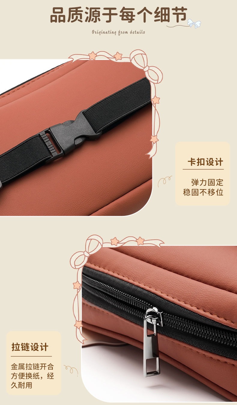New seat back bow tie car tissue box, hanging cute baby tissue box, car leather tissue box