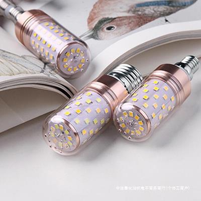 E27 lámpara LED de maíz de alto brillo lámpara de ahorro de energía lámpara de vela de gran tornillo bombilla de bola bombilla de aire libre