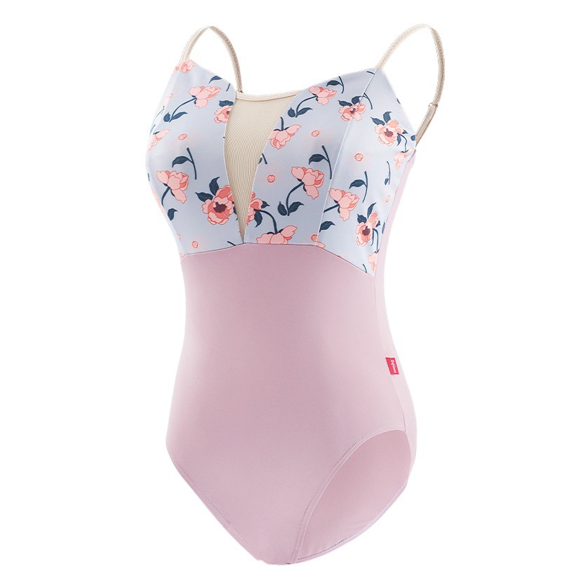 Ropa de baile adulto verano Sling mono impreso fishtail Ballet danza ropa clásica ropa de baile ropa de cuerpo