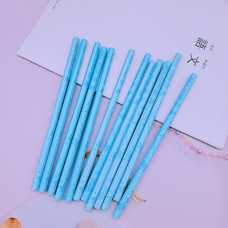 爱好文具WP9717新品薄荷清香木杆铅笔 学生高颜值练字2B HB铅笔批|undefined