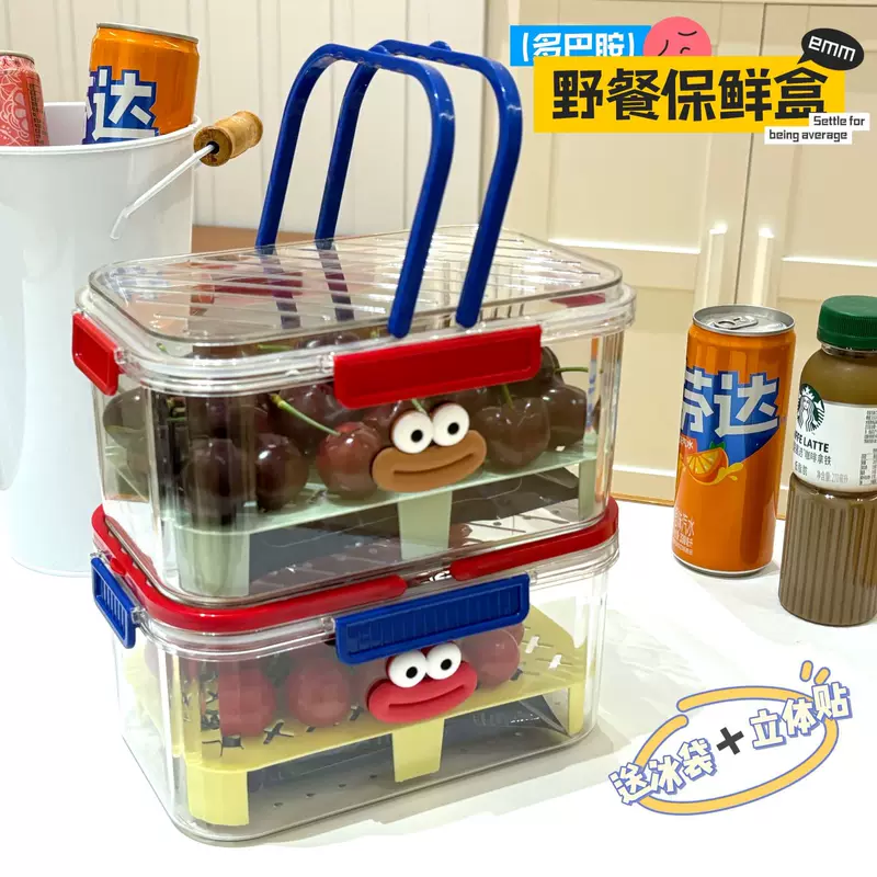 Dopamine Outdoor Field Symptimable Box Spring Tour Camping Fruit Beverage ingredients Fresh Box