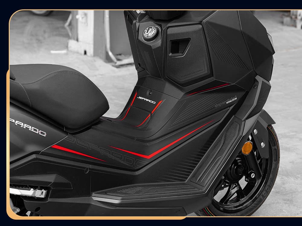 Suitable for Sanyang Leopard 300 anti-scratch fuel tank film, waterproof and sun-proof footrest decal, body modification film