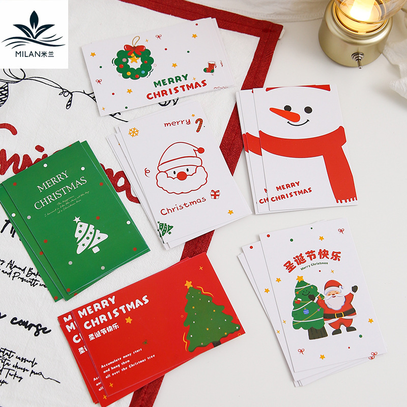 Navidad flores tarjetas de regalo tarjetas postales tarjetas de felicitación tarjetas de flores