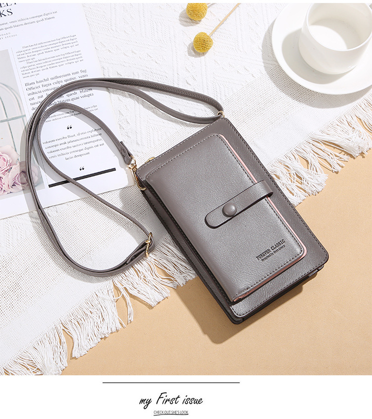 2023 New Mobile Phone Bag Women's Touch Screen Mobile Phone Bag Shoulder Crossbody Coin Purse_voghion.com