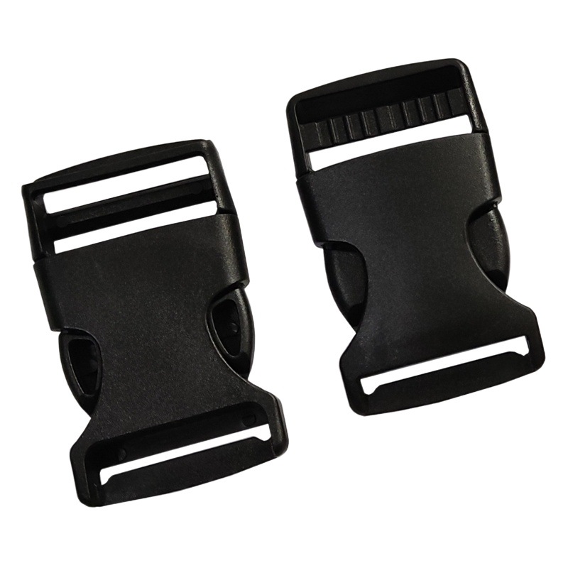 Venta directa de fábrica, en stock, hebillas de plástico de varios tamaños, hebillas a presión para correas, hebillas de ajuste para riñoneras, accesorios para bolsos.