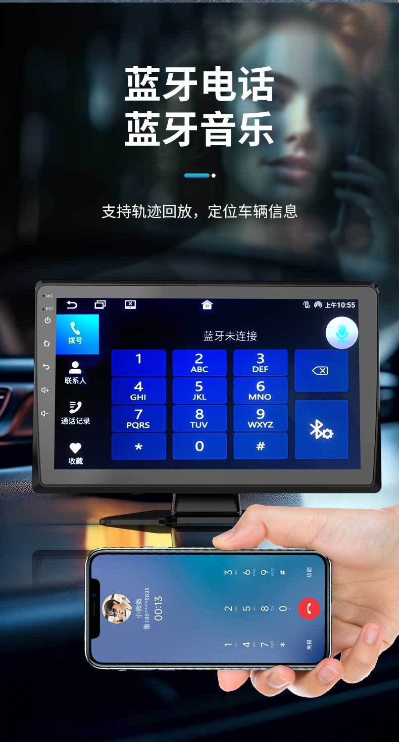 10-inch Car 6-Channel All-in-One Android Display Truck Recorder
