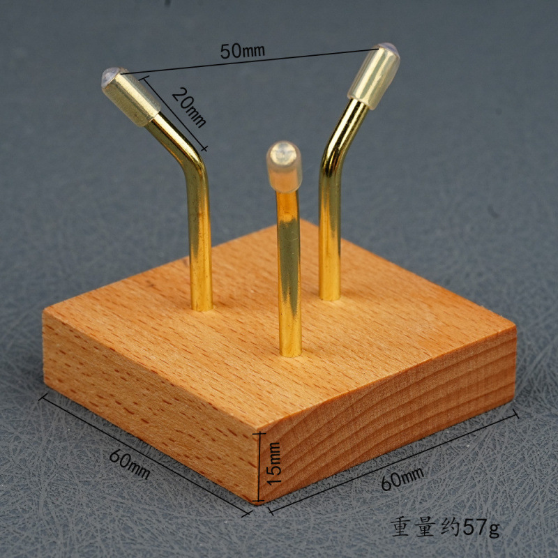 水晶簇水晶原石支架矿标原石支架水晶收纳摆件支架亚克力实木底座|undefined