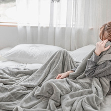 床单特价床单冬季加绒毛毛被子办公室午睡毯毯子学生宿舍外贸批发