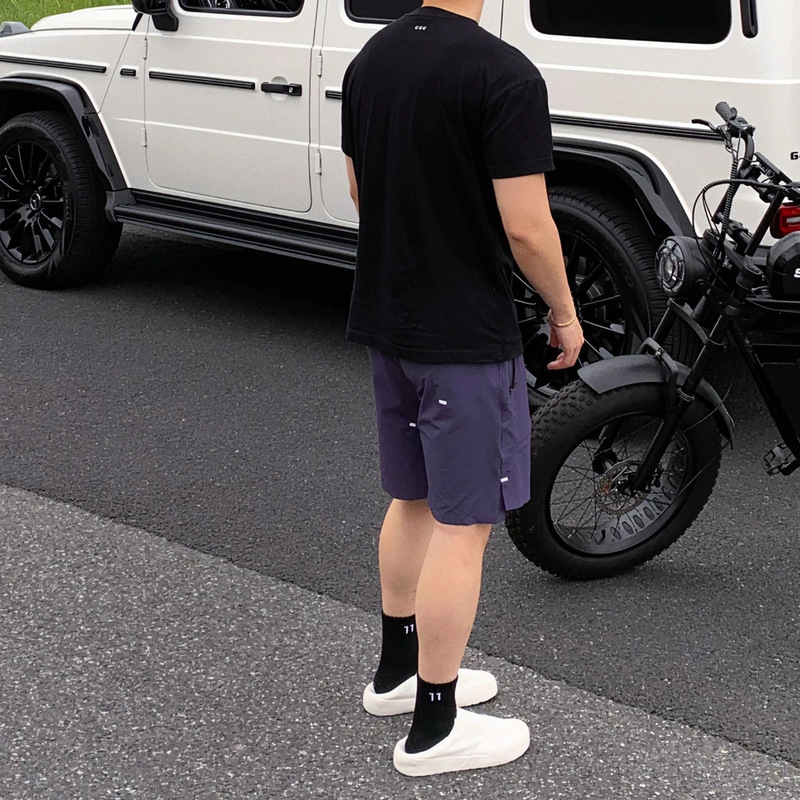 Summer New Fashion Simple 9inch Men's Sports Lightweight Comfortable Breathable Fitness Casual Versatile Shorts