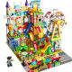 Compatible with Lego large particle building blocks Castle Park 3 children's splicing playground theme Ferris wheel plastic toy 6