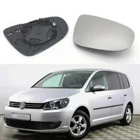 Подходит для Volkswagen Touran 09-15 годов выпуска, замена зеркала заднего вида с подогревом и отражателем.