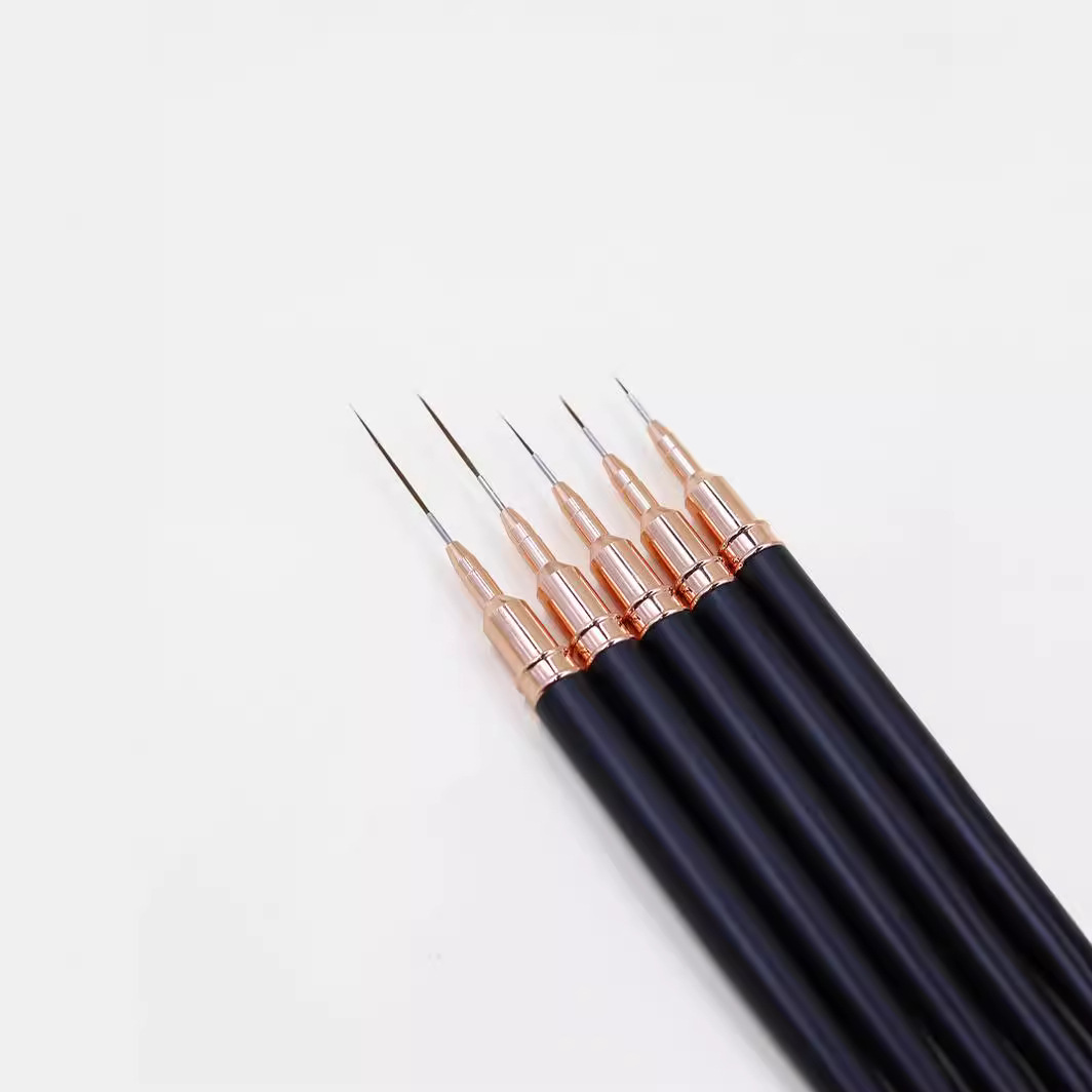 Estilo japonés pluma de dibujo fino traje de pincel de uñas 5-pieza pintura flor color dibujo color mezcla fototerapia pluma herramienta